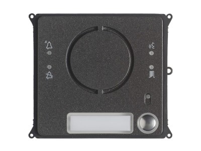Фронтальная накладка с 1 кнопкой для аудиомодуля из окрашенного сплава Zamak