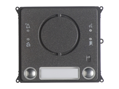 Фронтальная накладка с 2 кнопками для аудиомодуля из окрашенного сплава Zamak