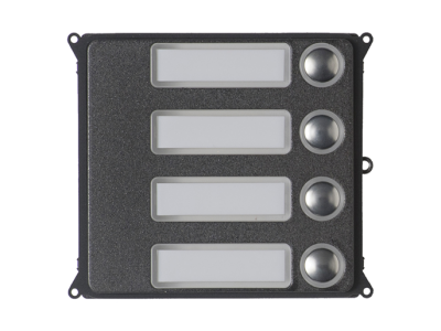 Фронтальная накладка для 4-кнопочного кодонаборного модуля из окрашенного сплава Zamak