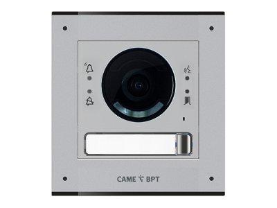 Вызывная IP-видеопанель MTM с 1 кнопкой. 1 модуль, цвет серый