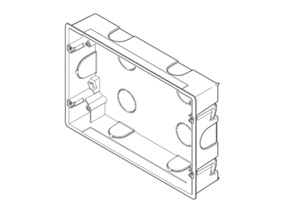 Монтажная коробка для гипсокартона для абонентского устройства XTS 7 и XTS 7IP для встроенной установки