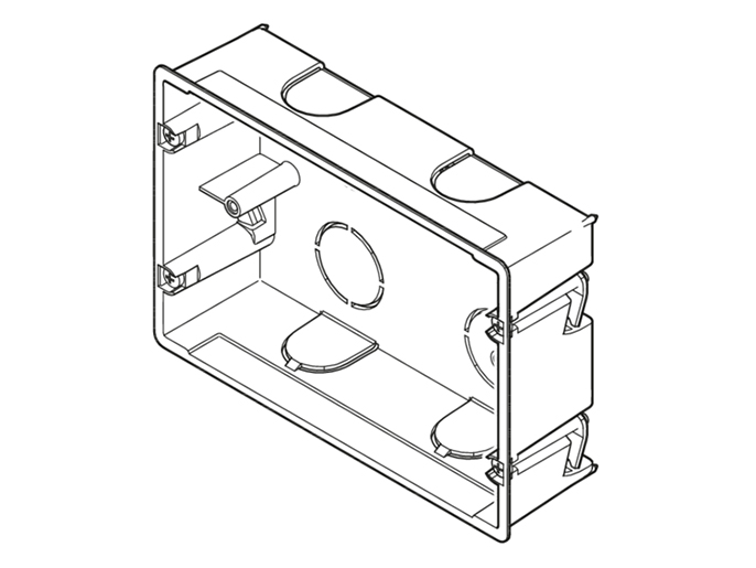 Монтажная коробка для гипсокартона для абонентского устройства XTS 5IP для встроенной установки