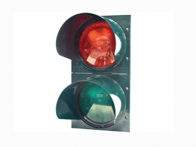Светофор ламповый, 2-секционный, красный-зелёный, 230 В